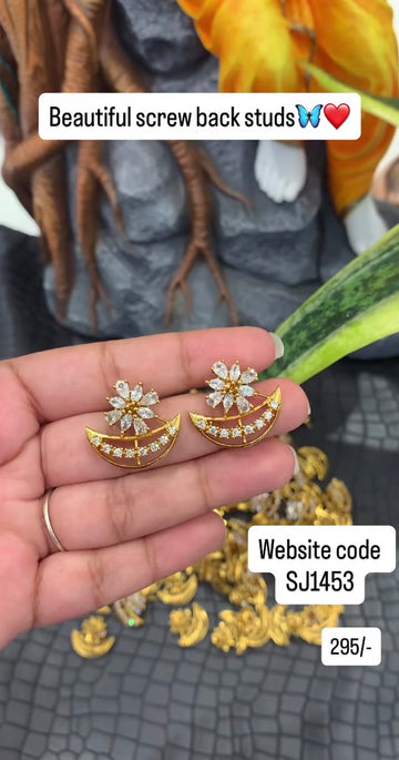 Beautiful Screw back studs