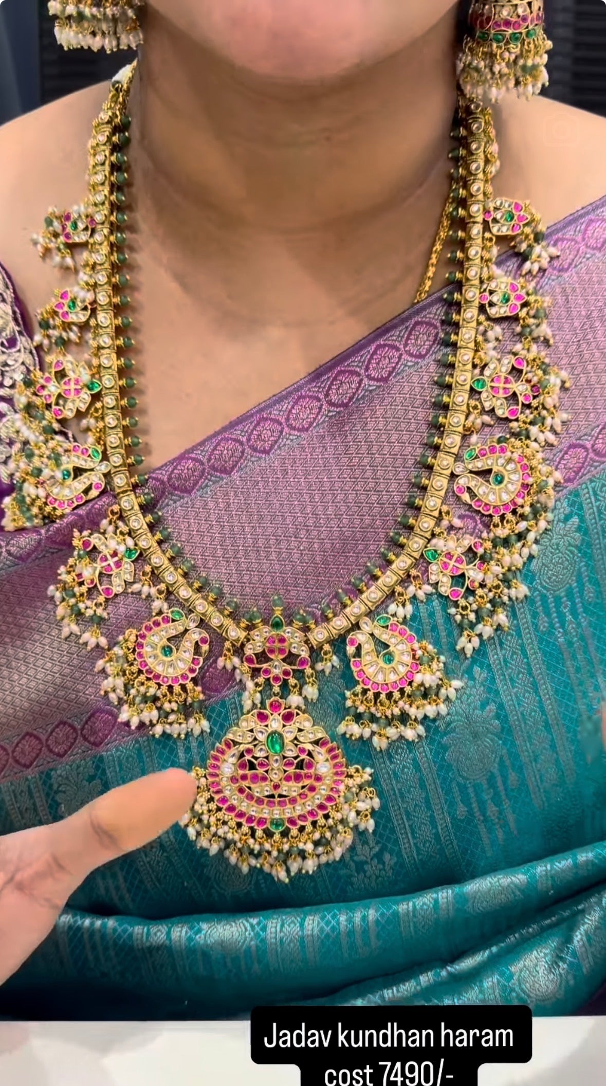 Beautiful traditional premium jadav haram