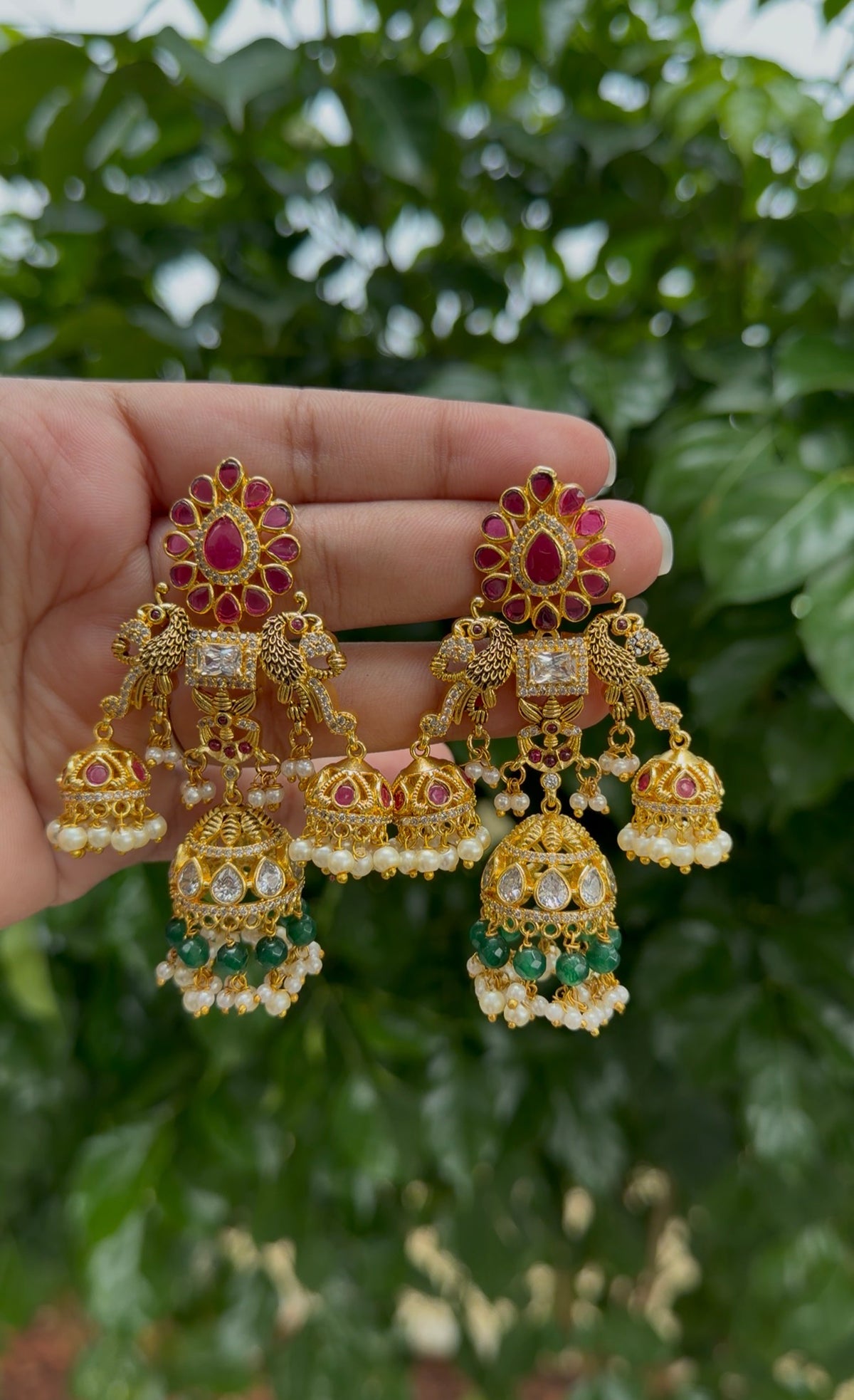 Beautiful customised chandbalis