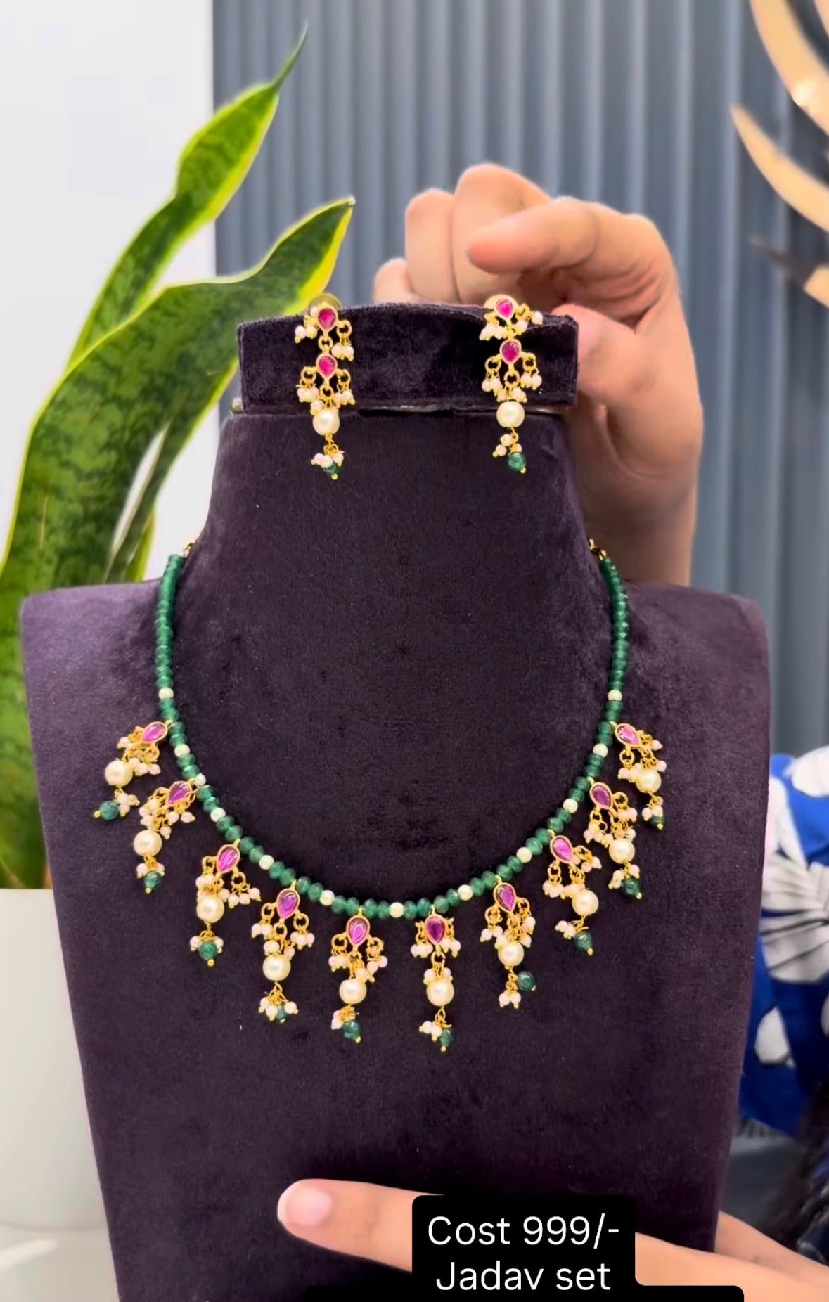 Beautiful Jadav Beads Set