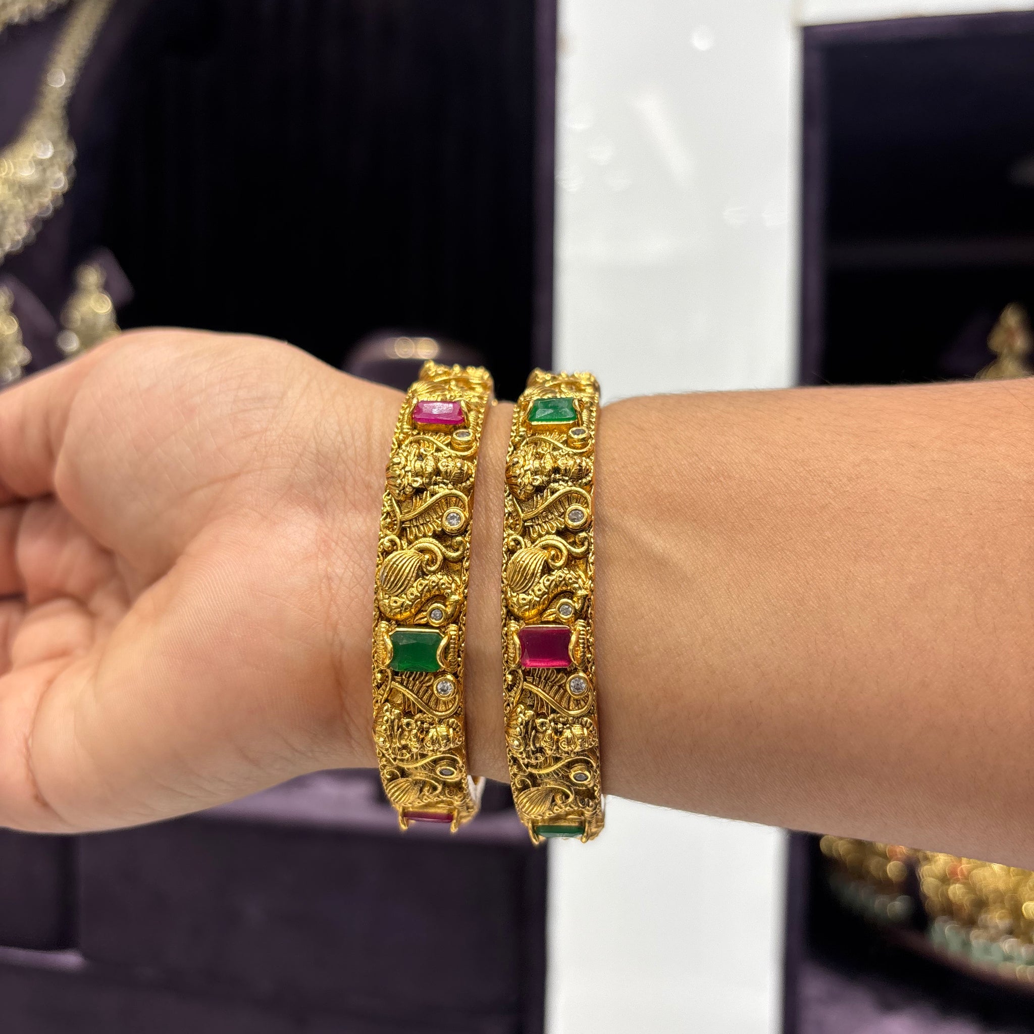 Nakshi Openable Bangles (set of 2)