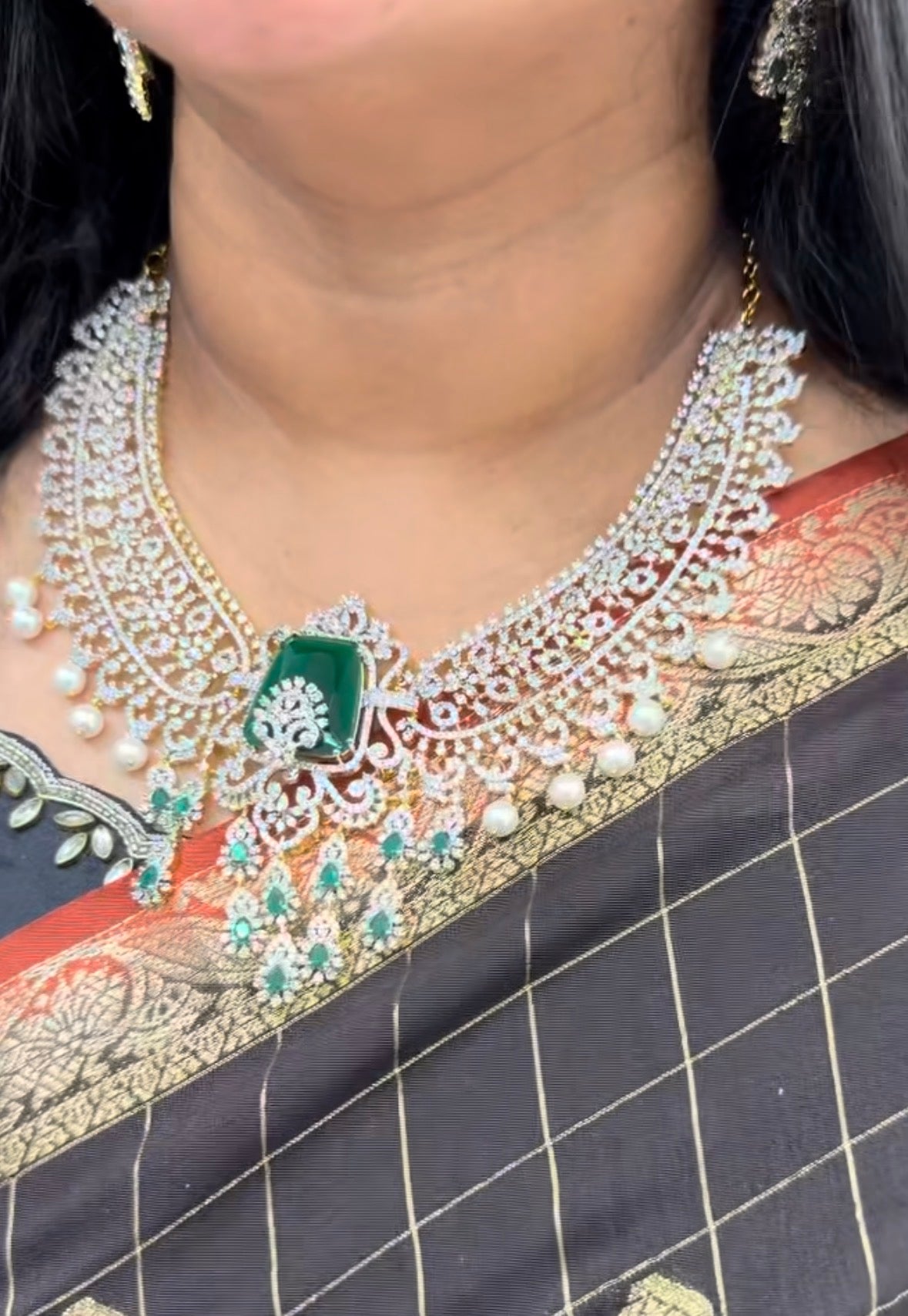 Beautiful GJ polish heavy necklace