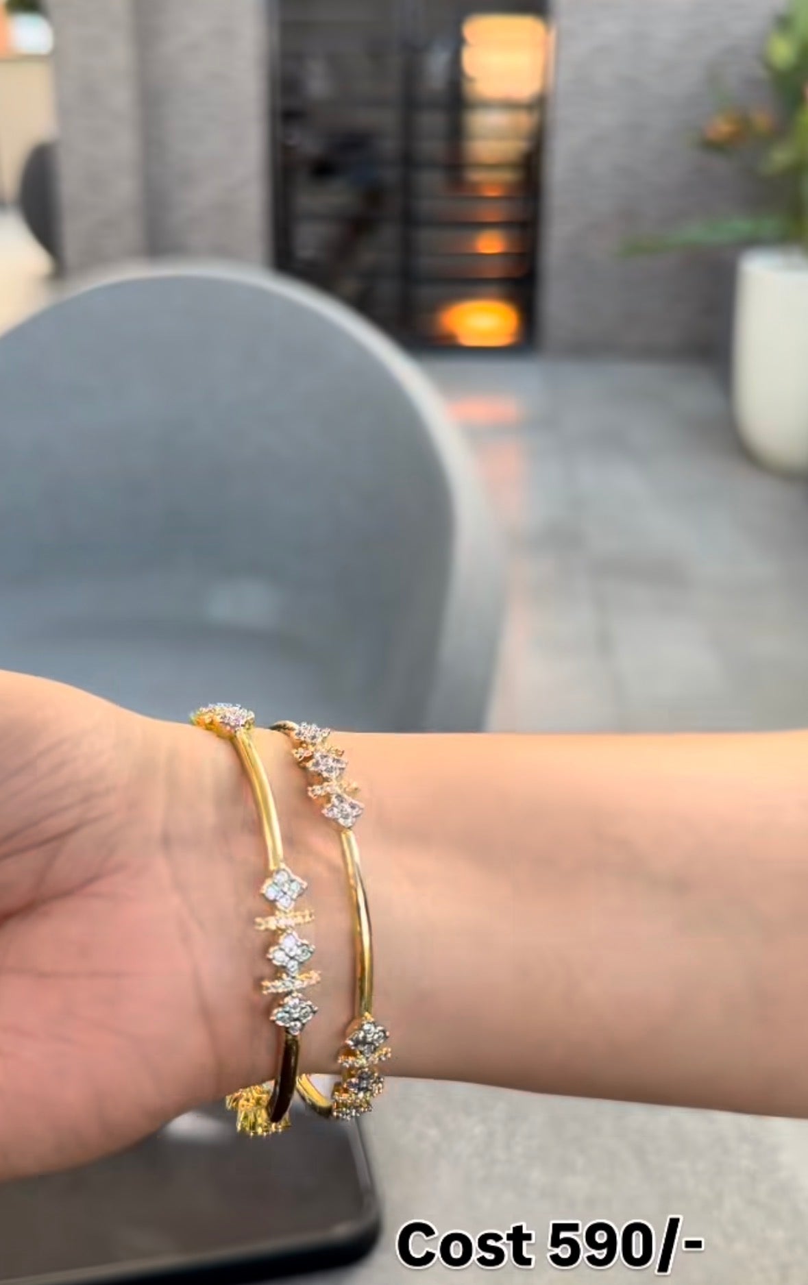 Beautiful GJ polish bangles set of 2