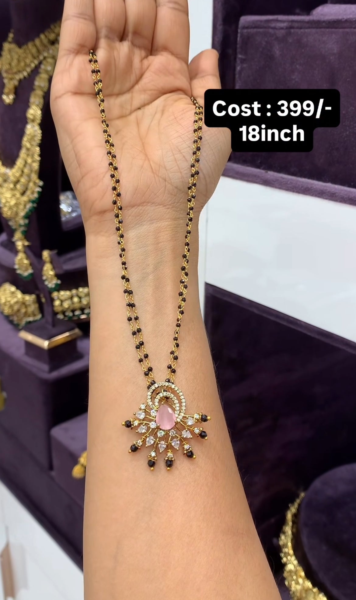 Beautiful black beads