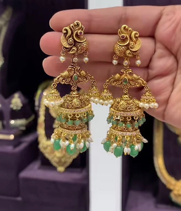 Beautiful Nakshi Jumkies