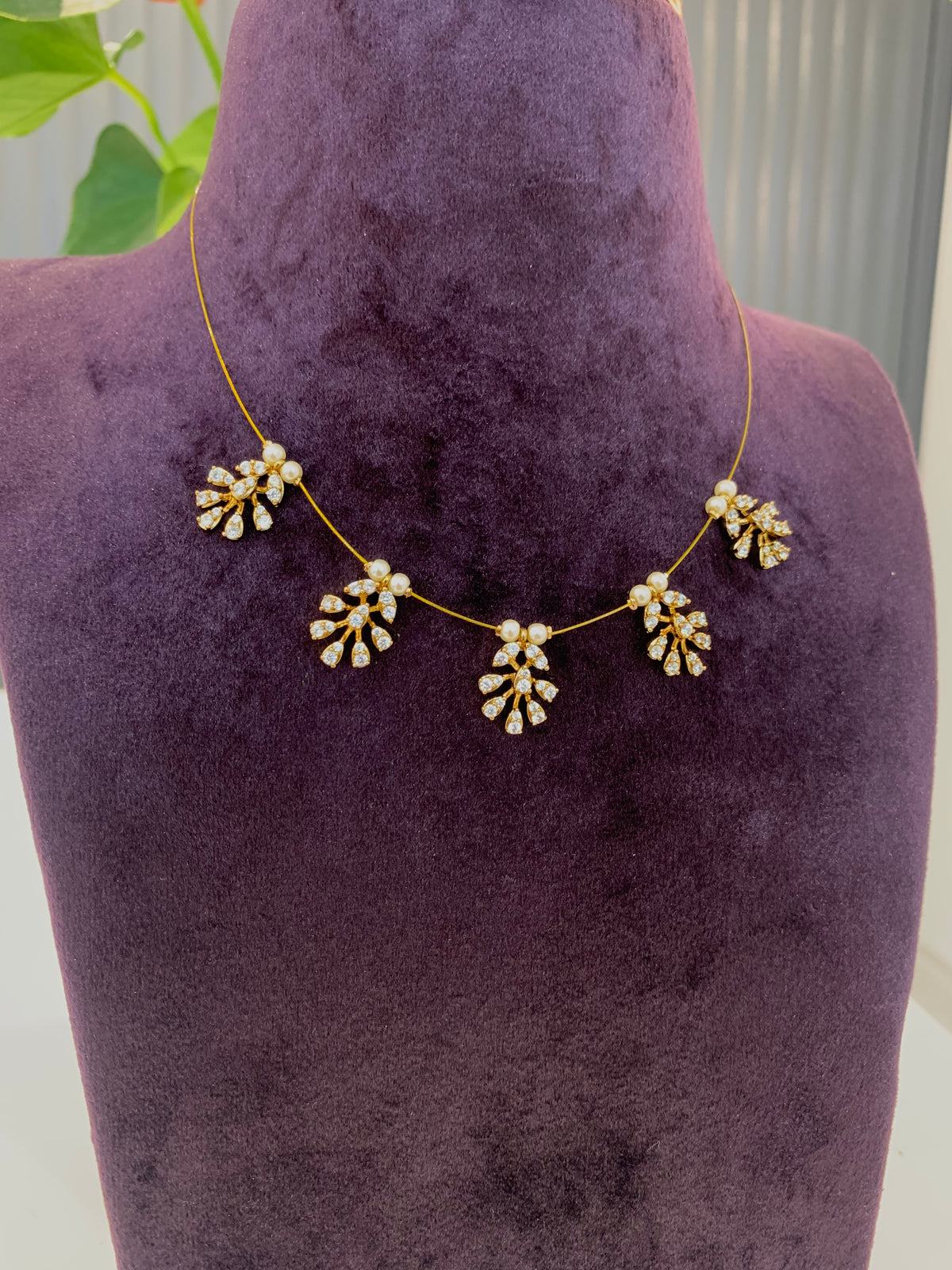 Chain Without Locket Beautiful Lockets with Invisible chain – Sujatha Gold Covering Works