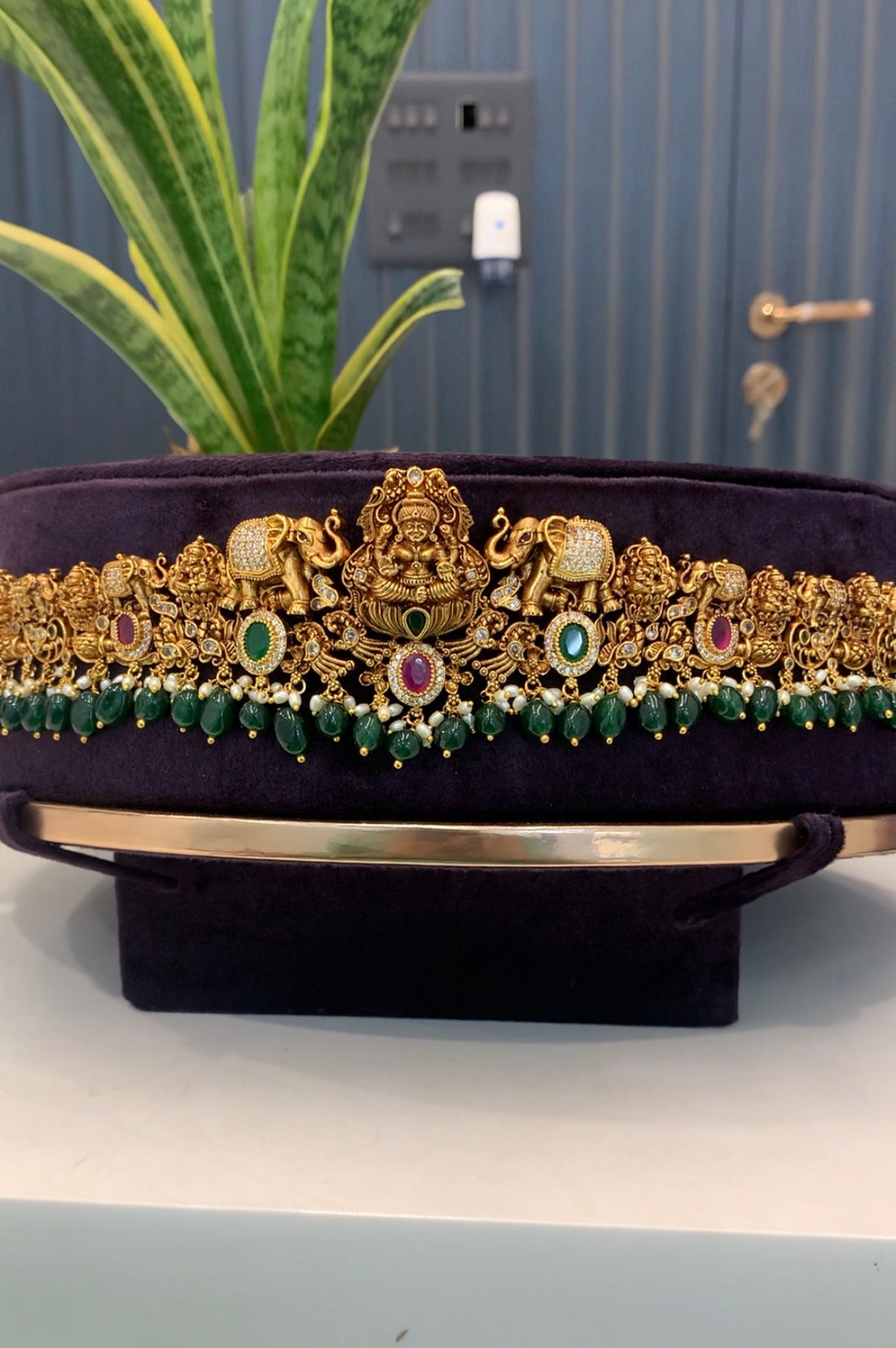 Beautiful nakhi chain vaddanam