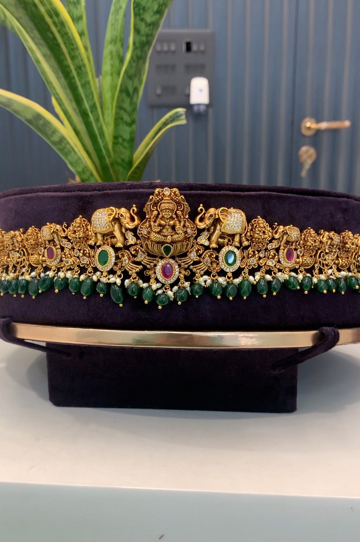 Beautiful nakhi chain vaddanam