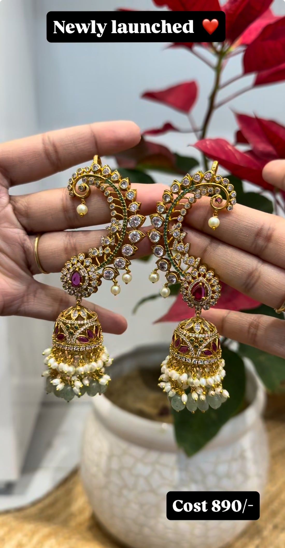 Beautiful trendy ear cuffs