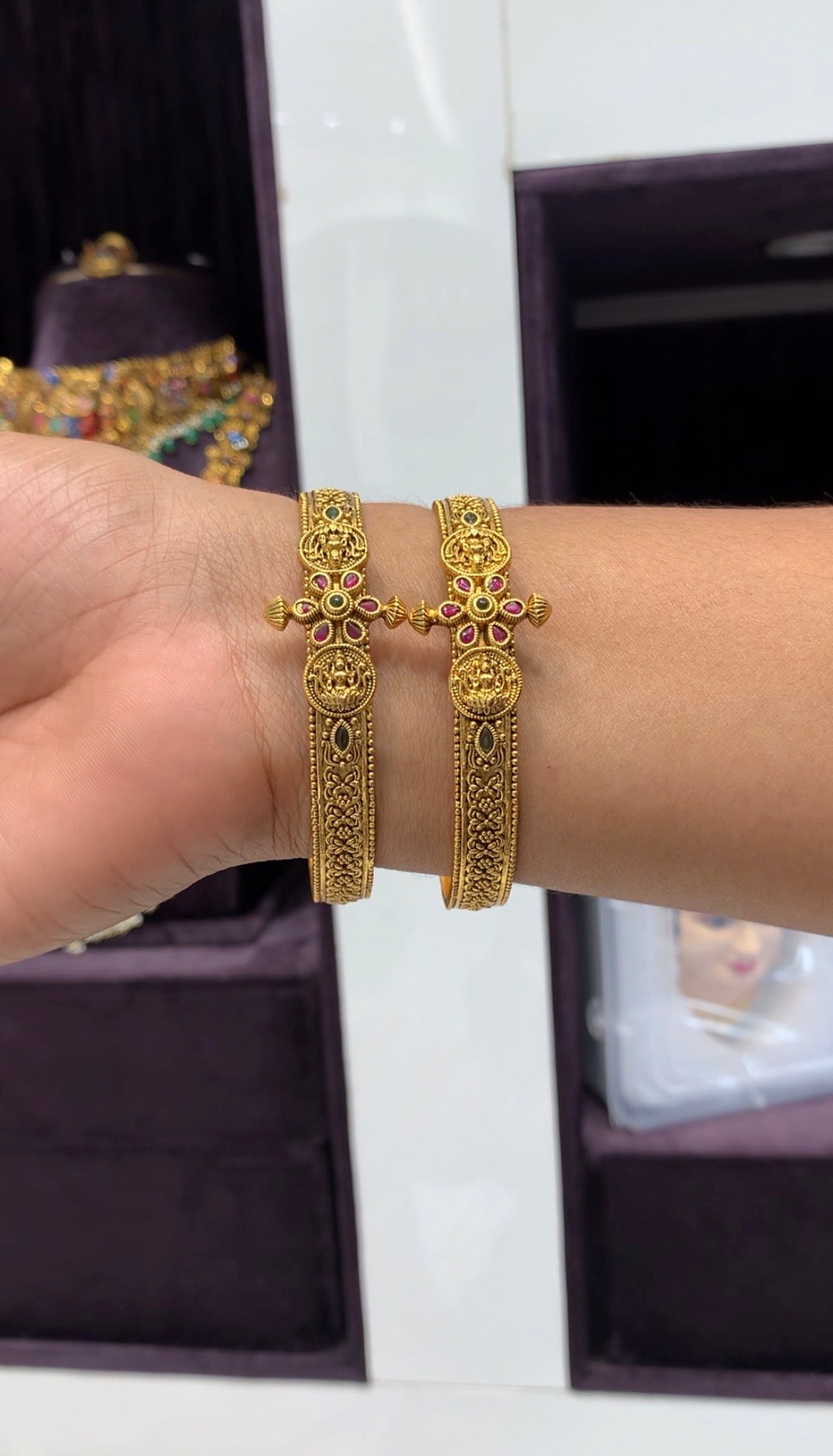 Beautiful nakshi kada bangles