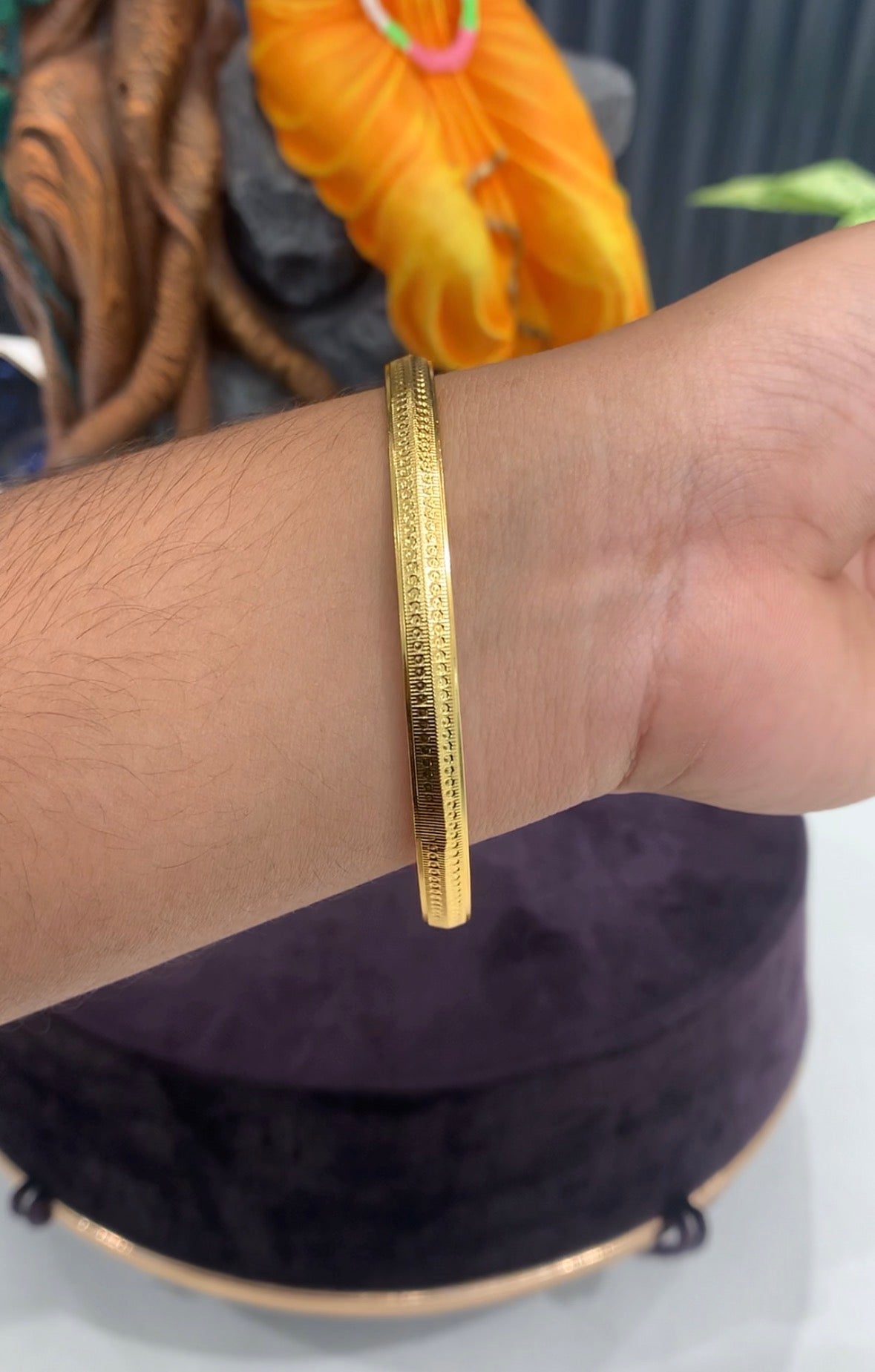 Beautiful microplated men’s kada(single)