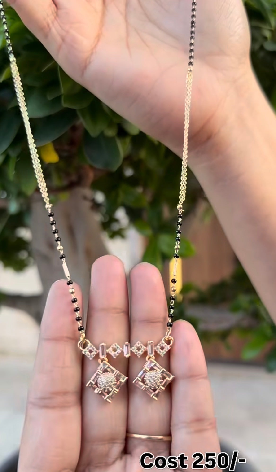 Beautiful metalic blackbeads