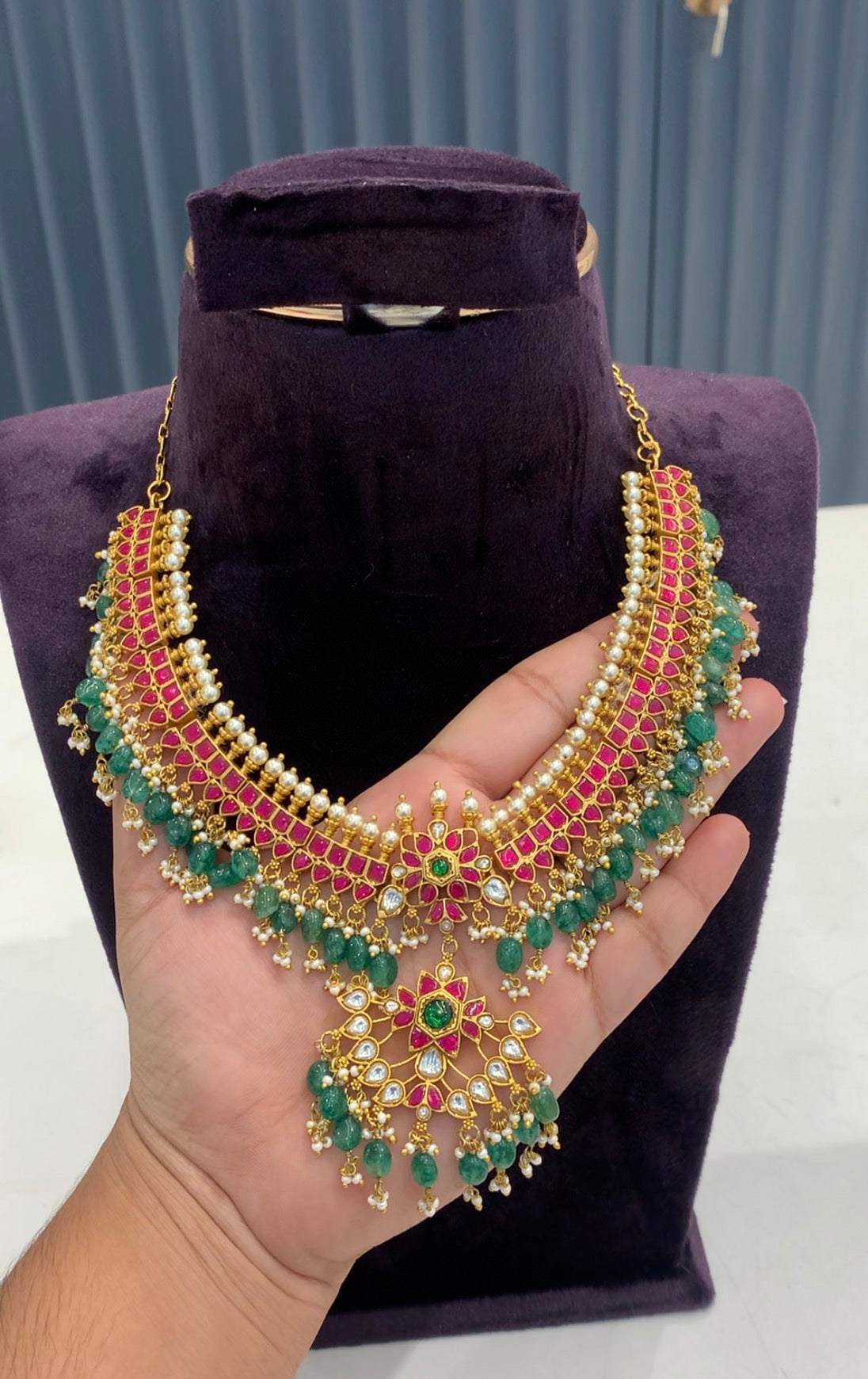 Beautiful Jadav Kundhan necklace