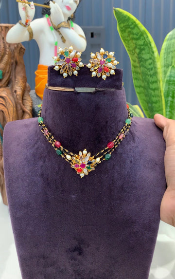 Beautiful blackbeads chocker set
