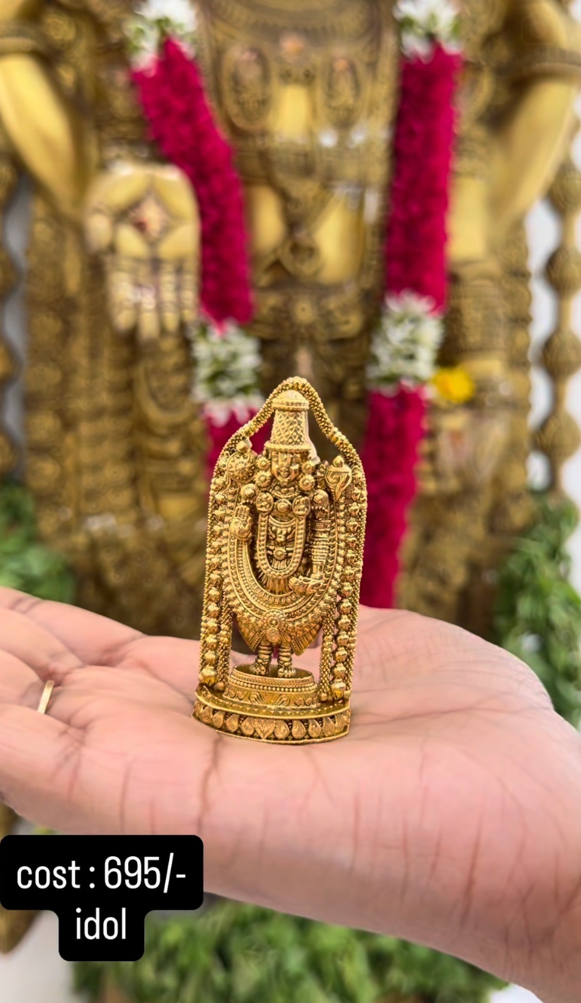 Beautiful traditional balaji idol