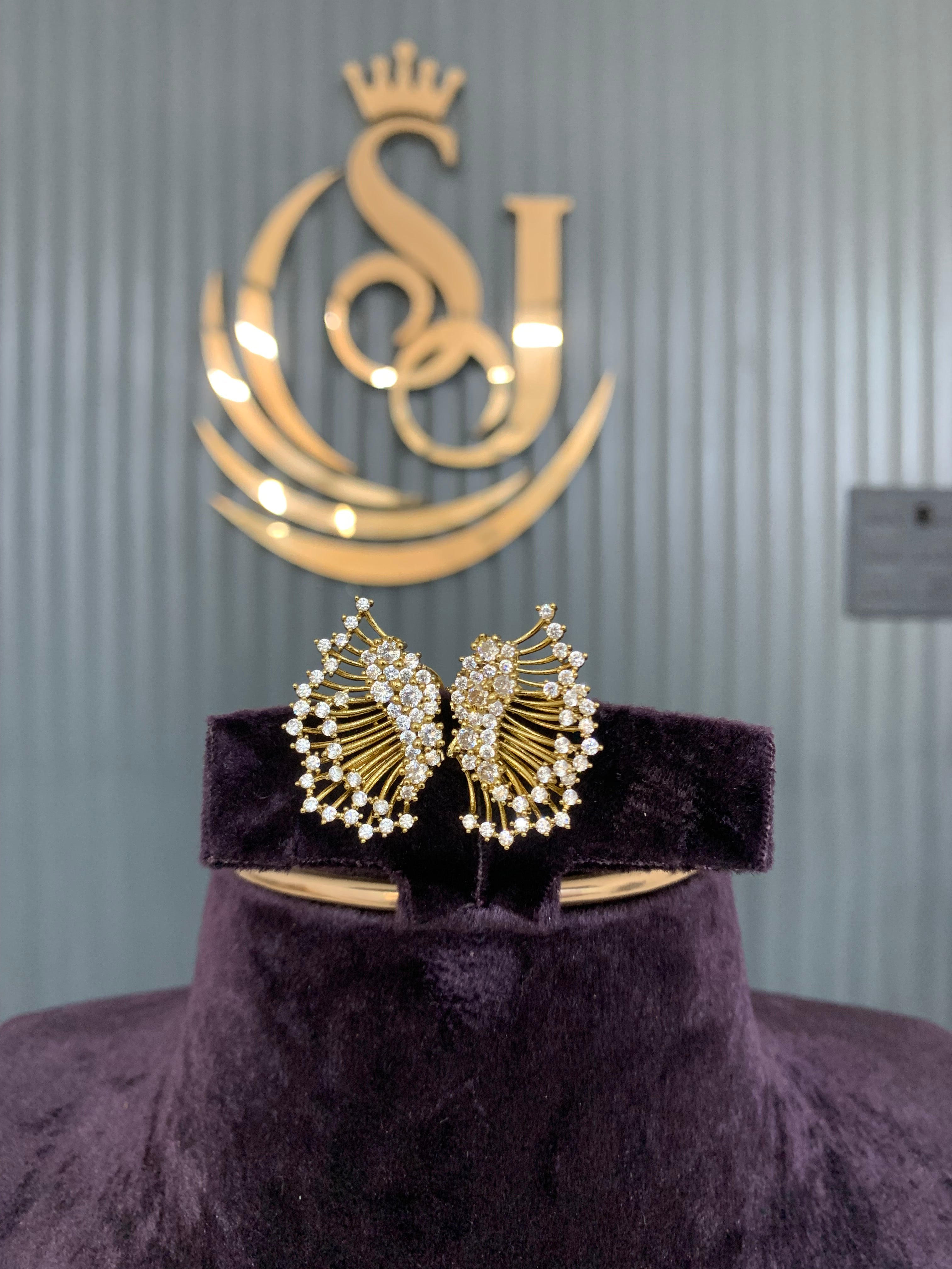 Beautiful butterfly earrings