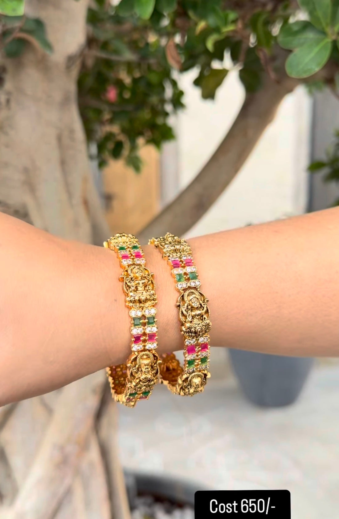 Beautiful multi stone bangles