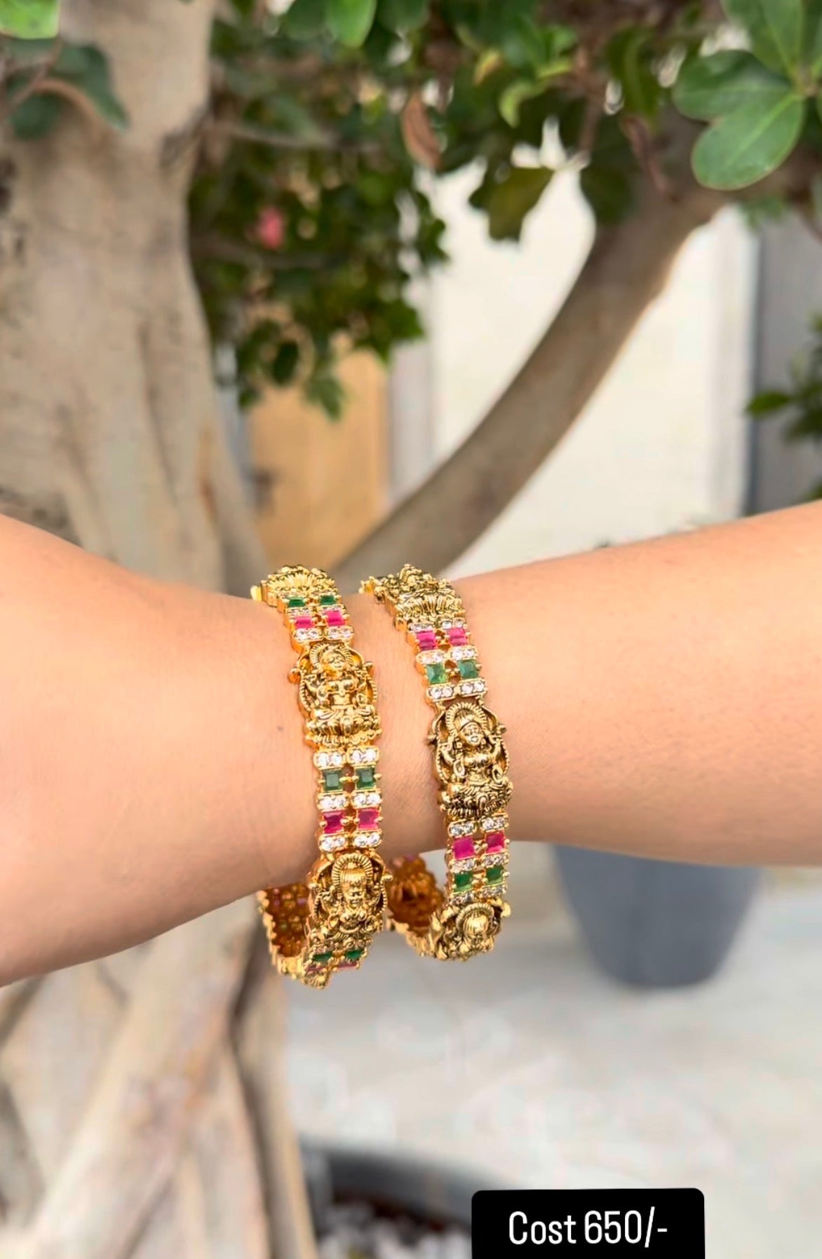 Beautiful multi stone bangles