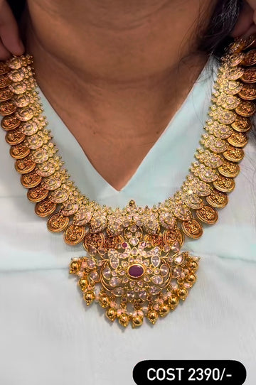 Beautiful Mango style Kasula Necklace