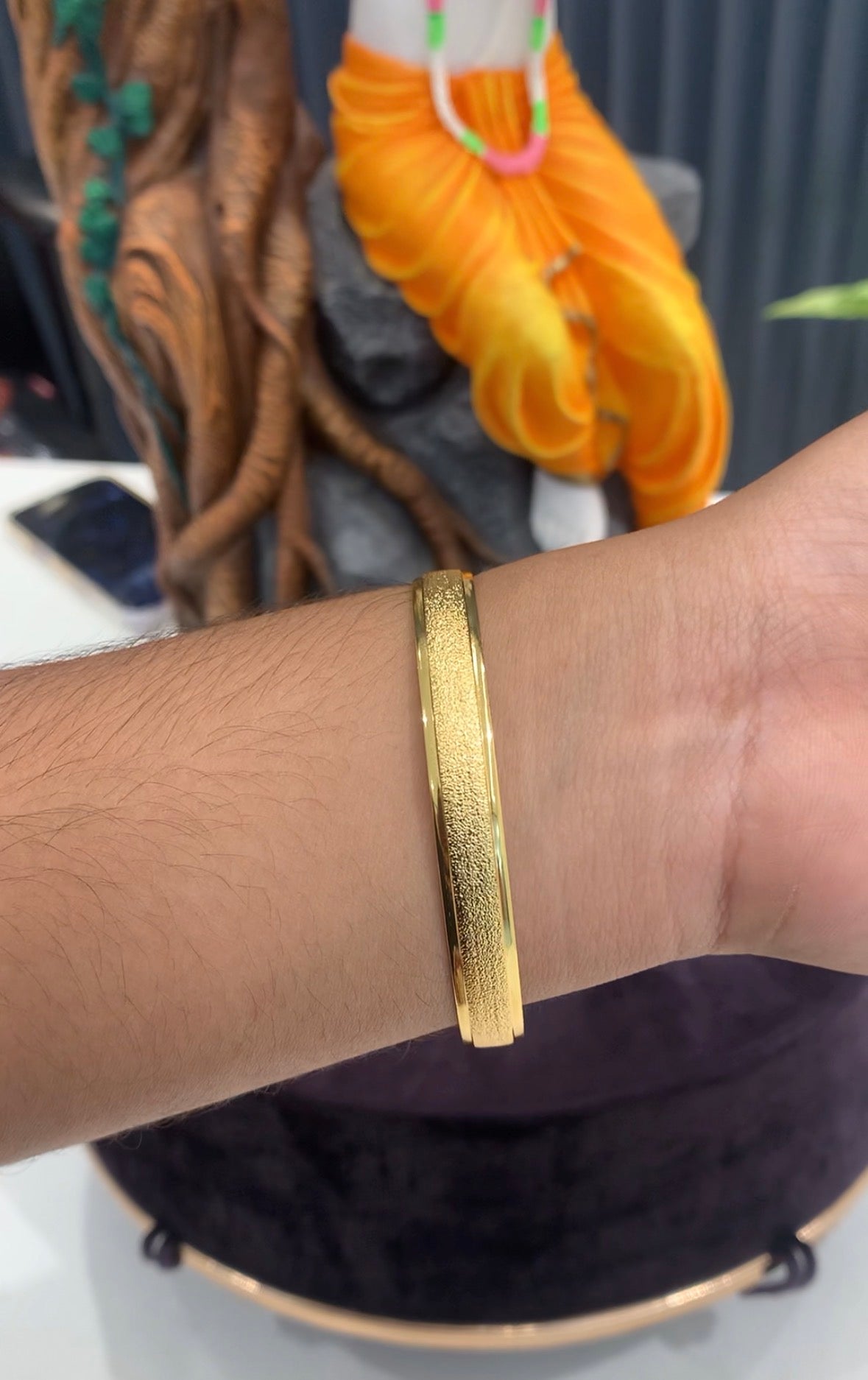 Beautiful microplated men’s kada(single)