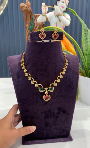 Beautiful multi stone necklace