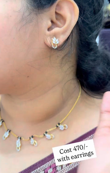 Beautiful chain set with earrings