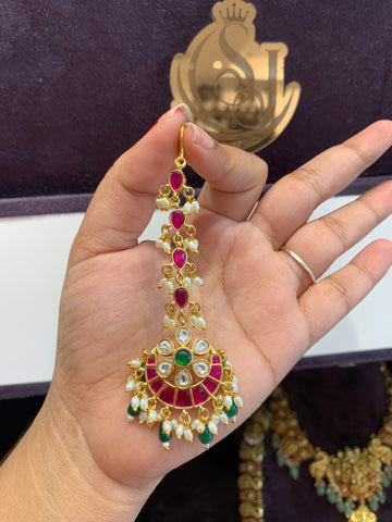 Beautiful tikka with premium jadav stone