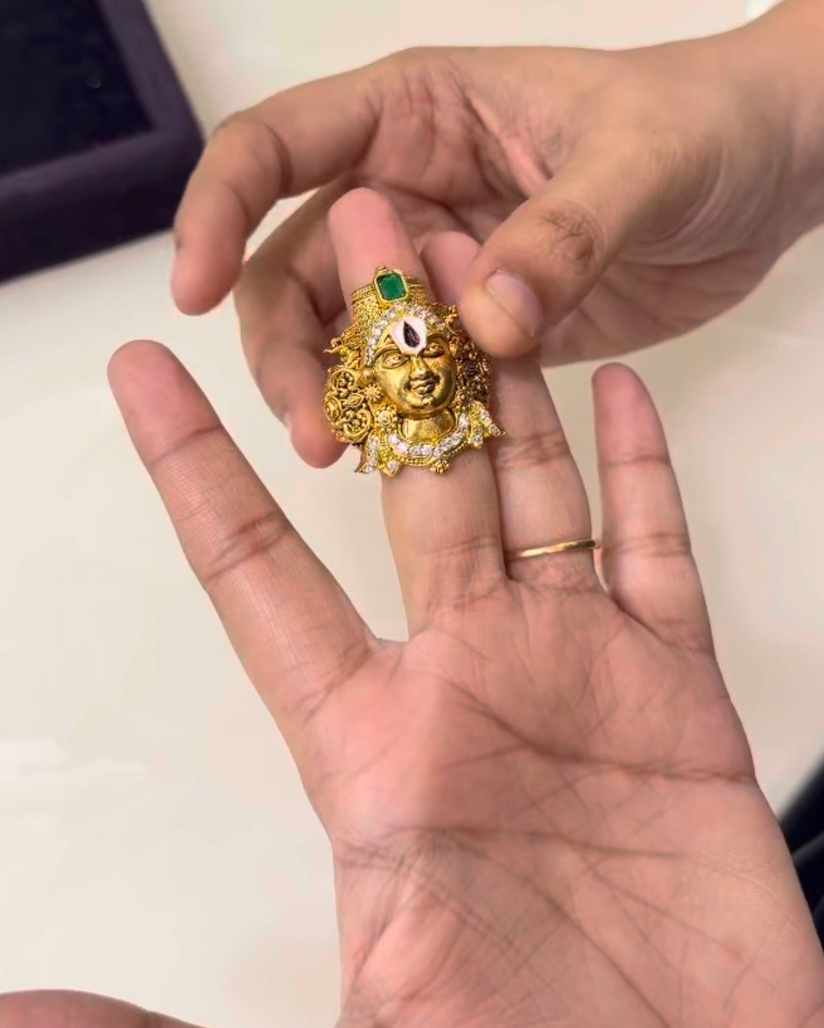 Beautiful Lord Balaji Hand ring