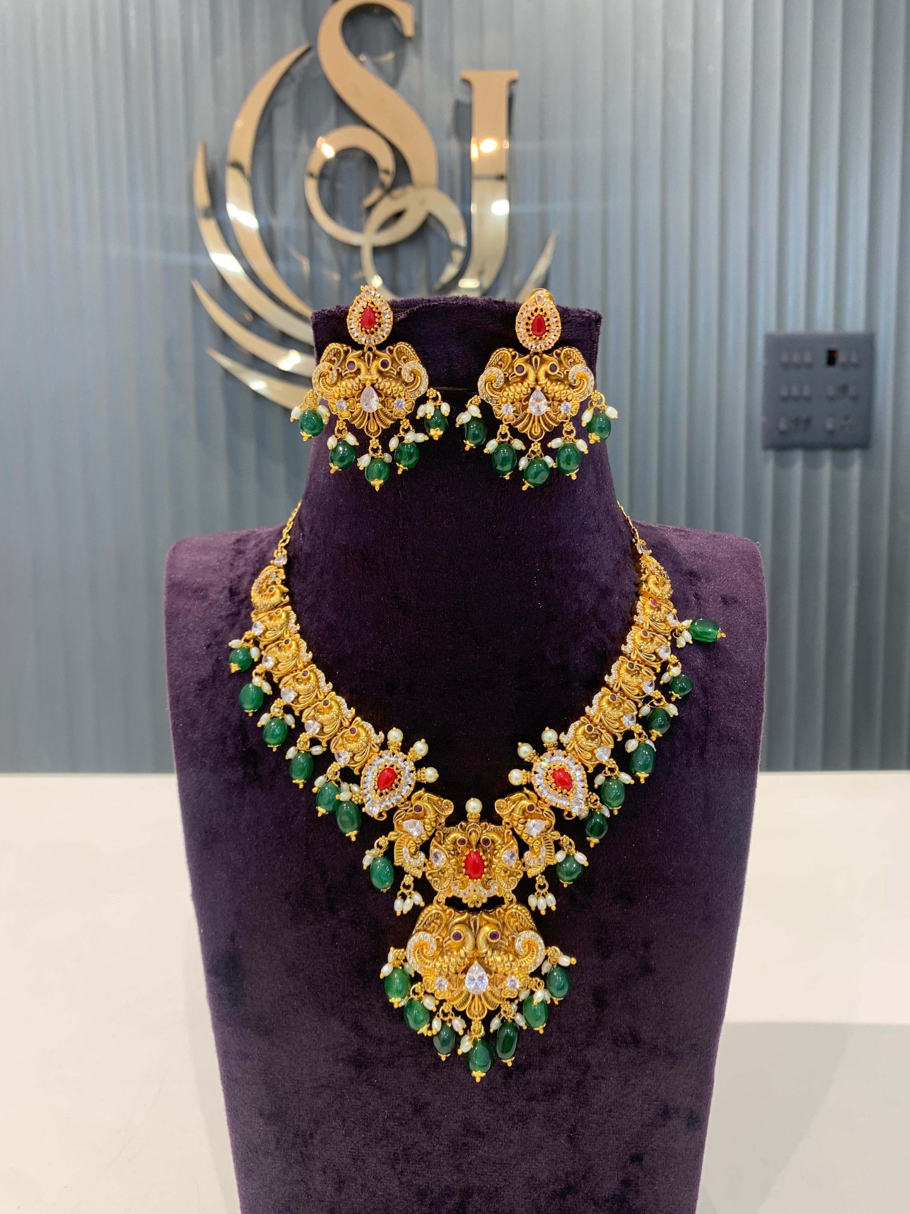 Beautiful Nakshi 3D necklace