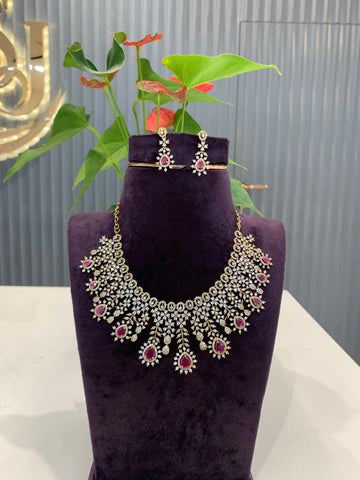 Beautiful ruby neckset