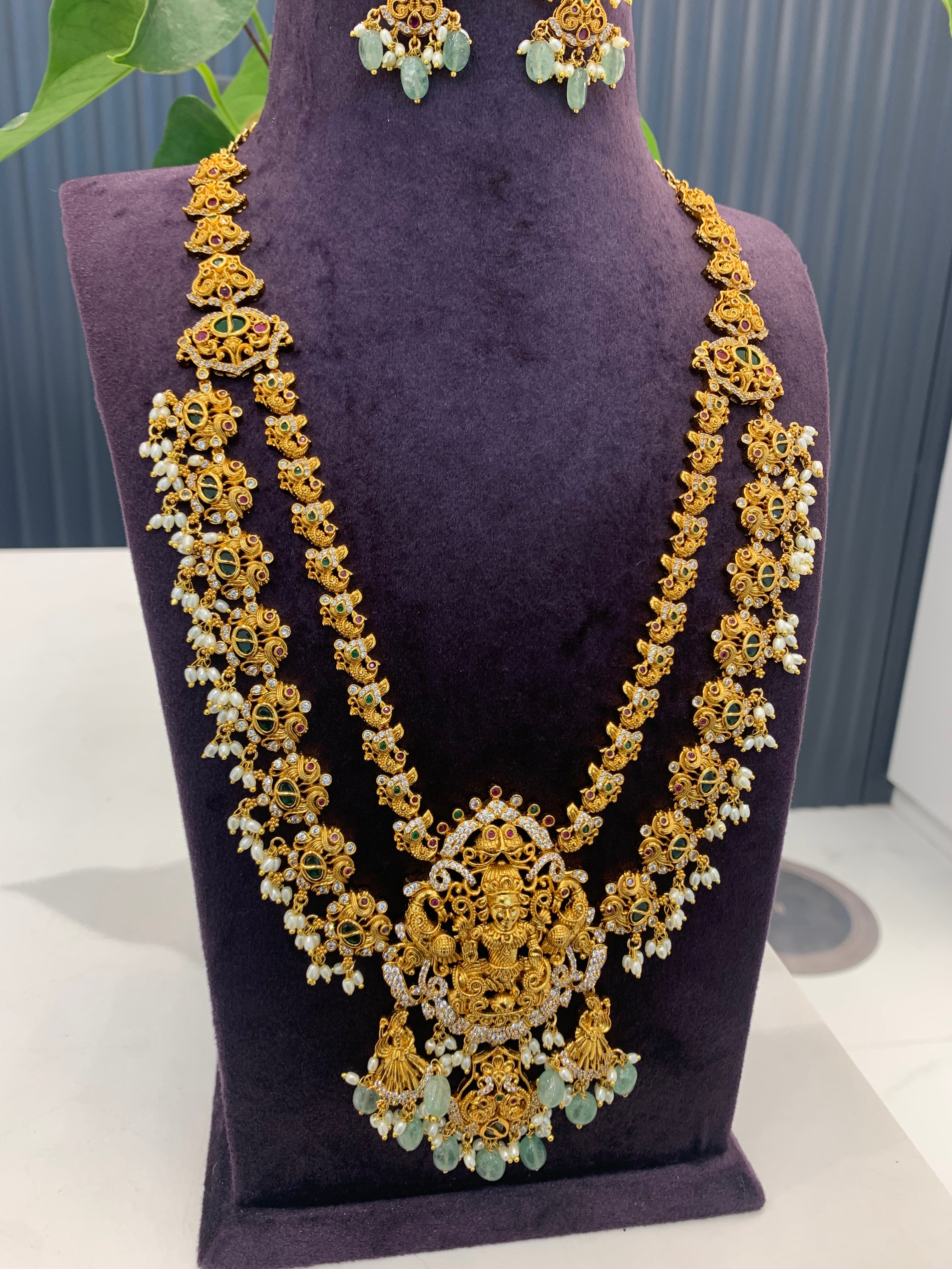 Beautiful 2 layer Nakshi long haram
