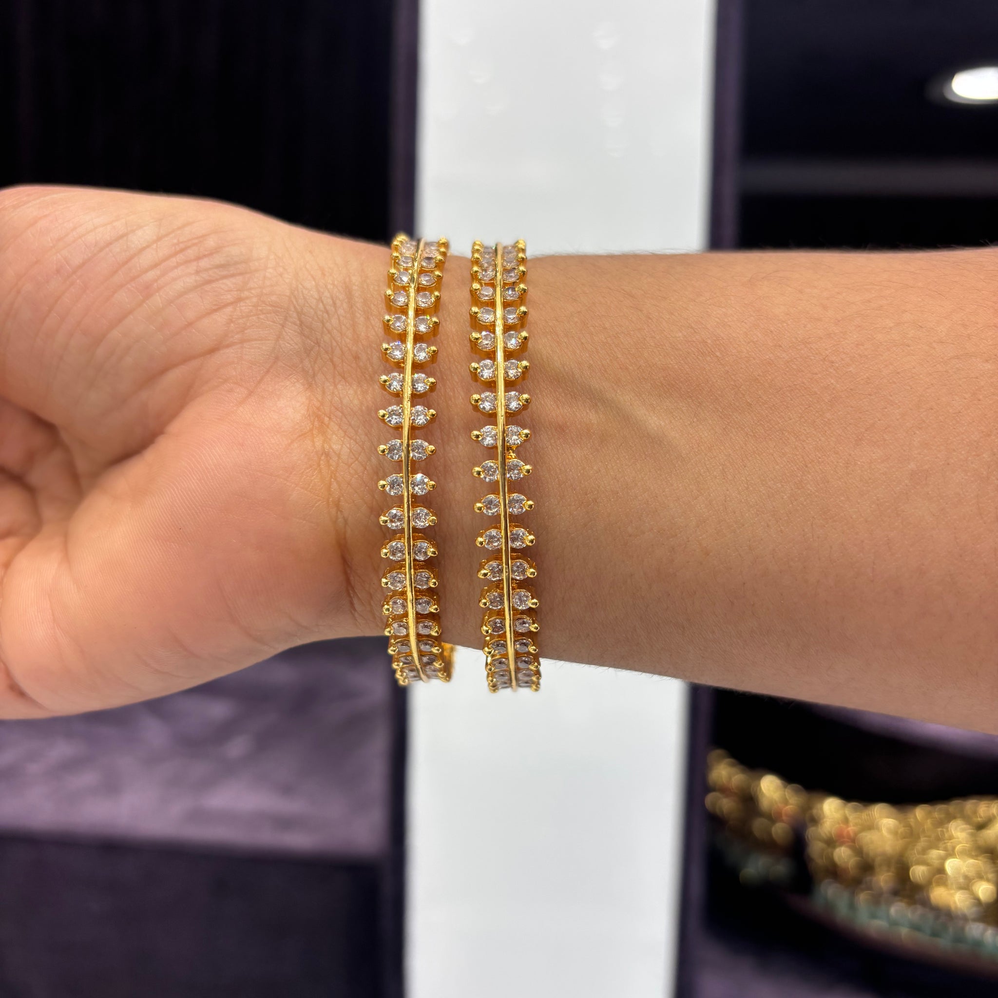 Cz Daimond Model Bangles