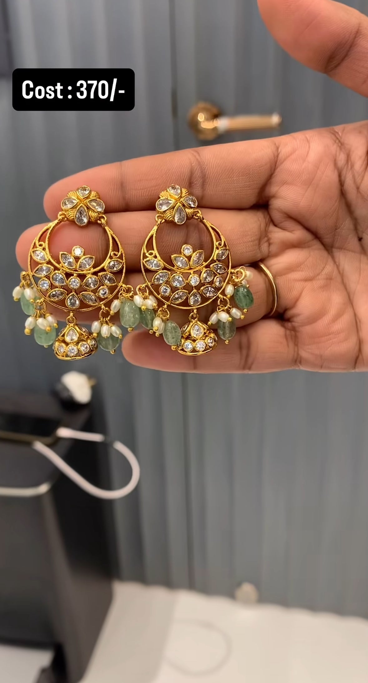 Beautiful earrings chandbalis