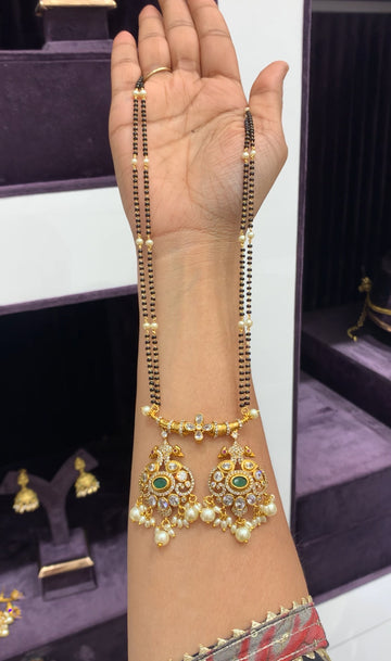 Beautiful 24 inchs long customised blackbeads