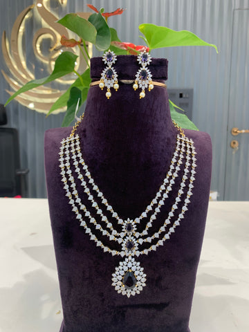 Beautiful GJ purple colour 3 step mini haram