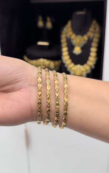 Beautiful Panchaloham Bangles set of 4