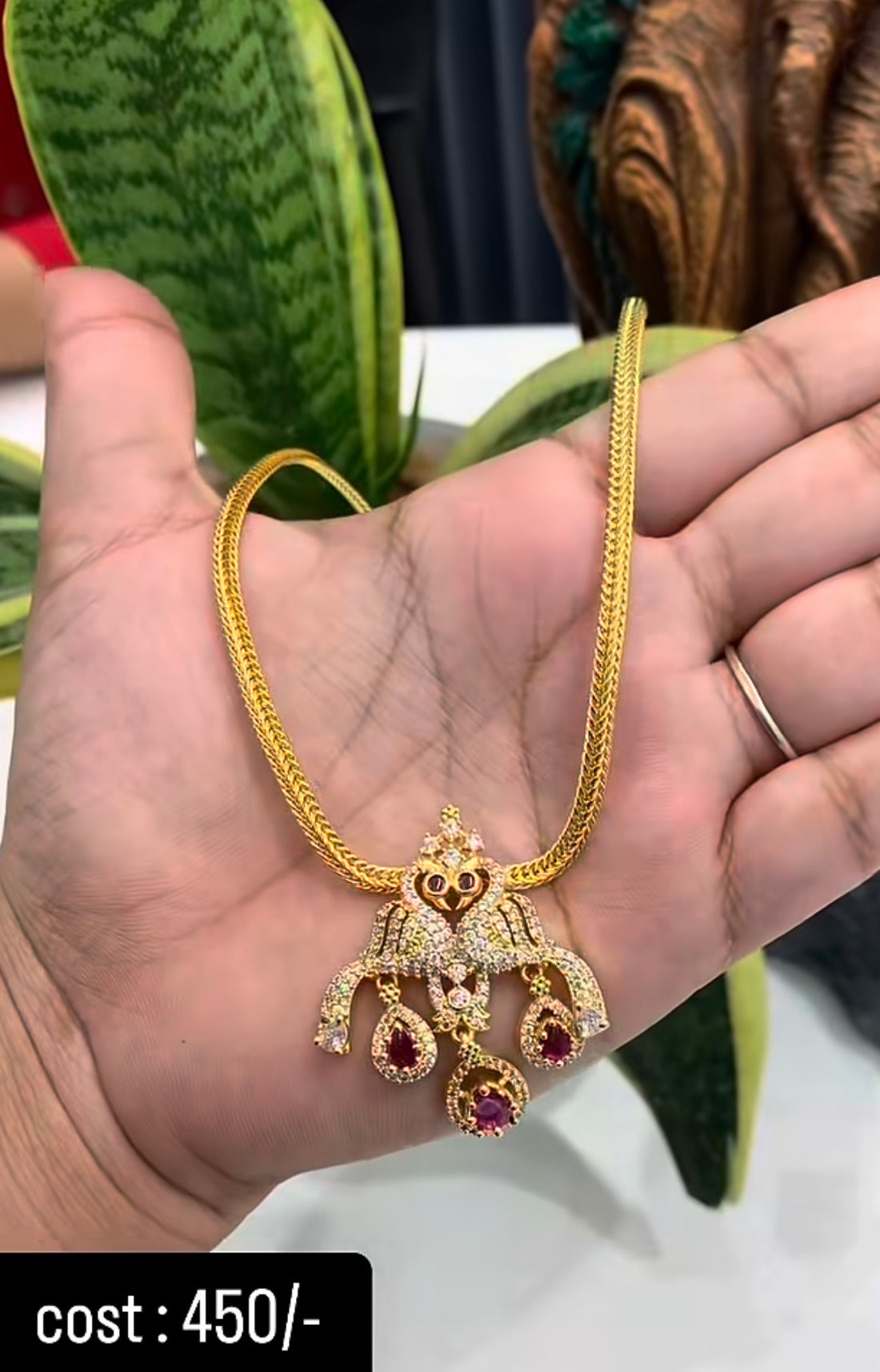 Beautiful nanpatti model necklace