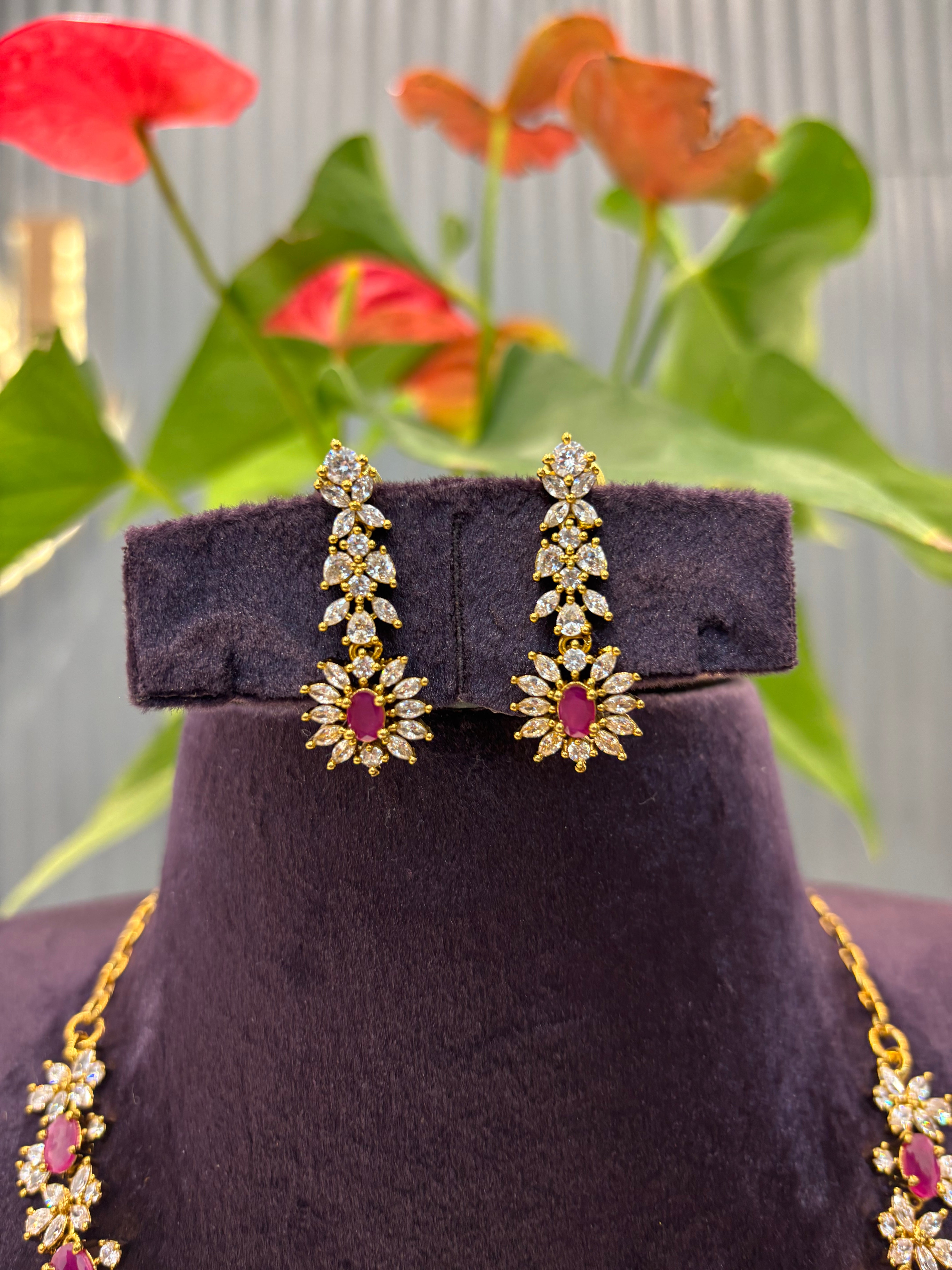 Beautiful Pink stone necklace