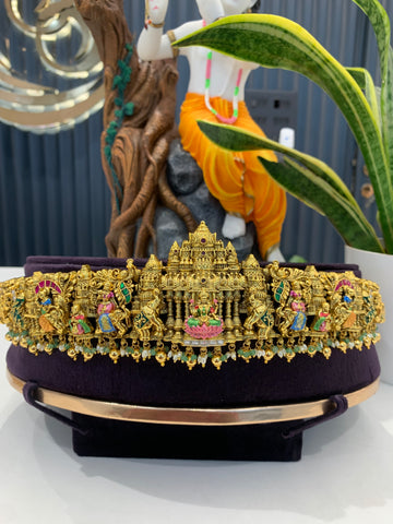 Beautiful meenakari 3D vaddanam