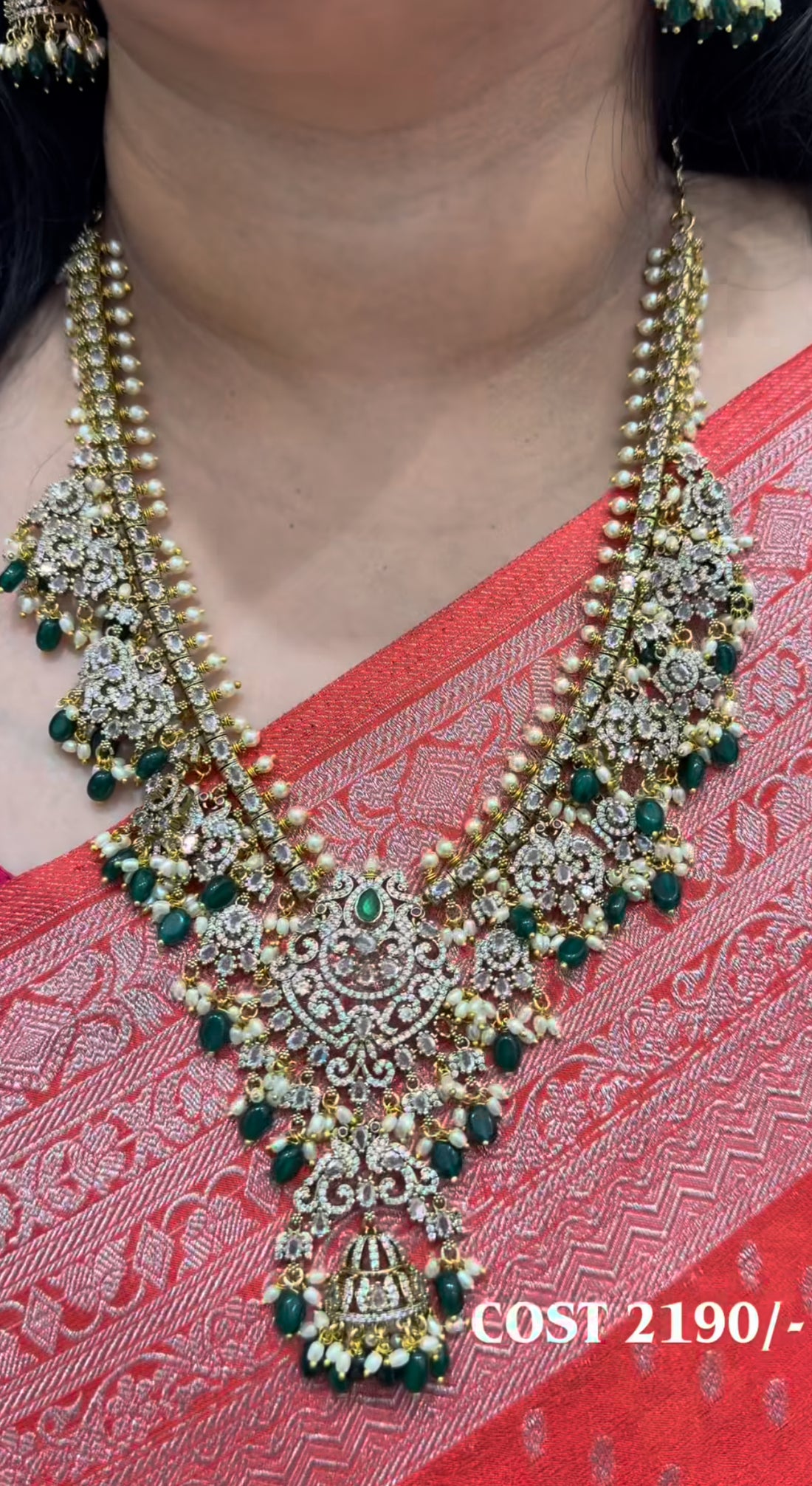 Beautiful customised heavy gutthapusala mini haram