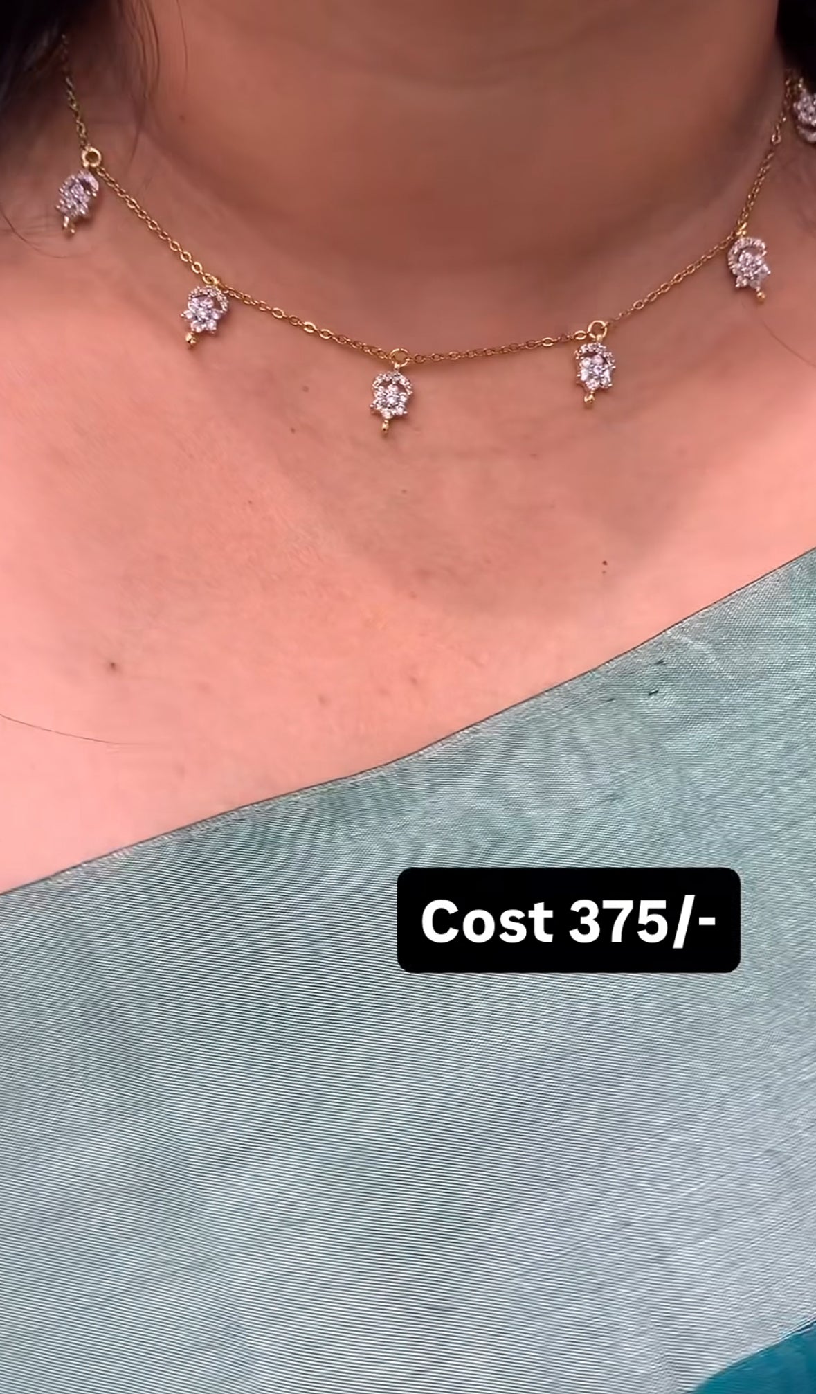 Beautiful GJ bits chandraharam chain