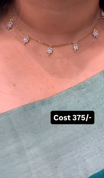 Beautiful GJ bits chandraharam chain