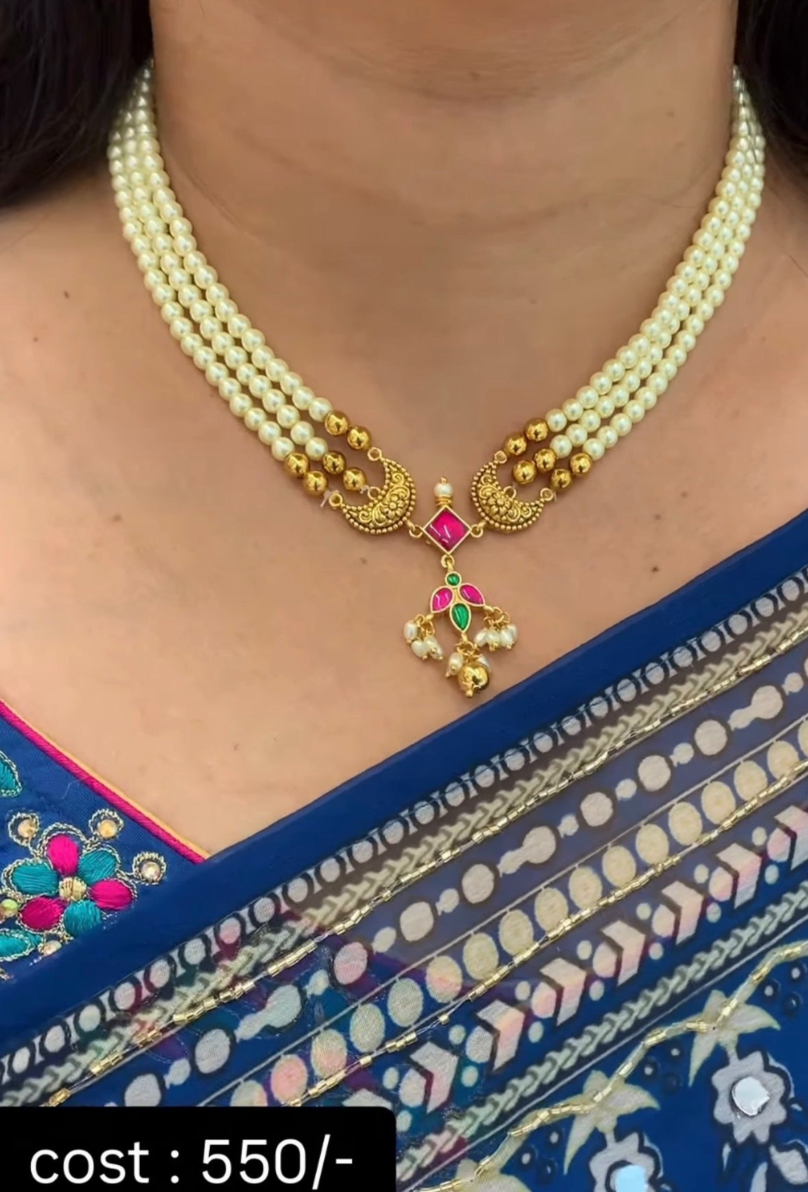 Beautiful jadav pearl’s chocker