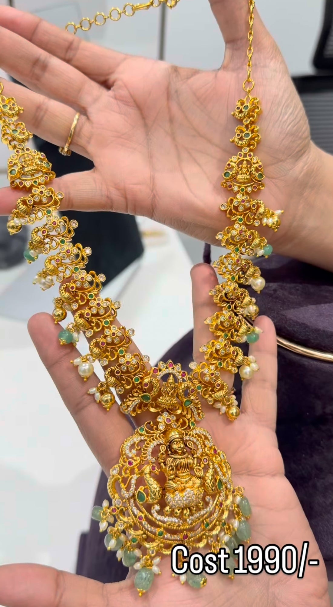 Beautiful nakshi necklace