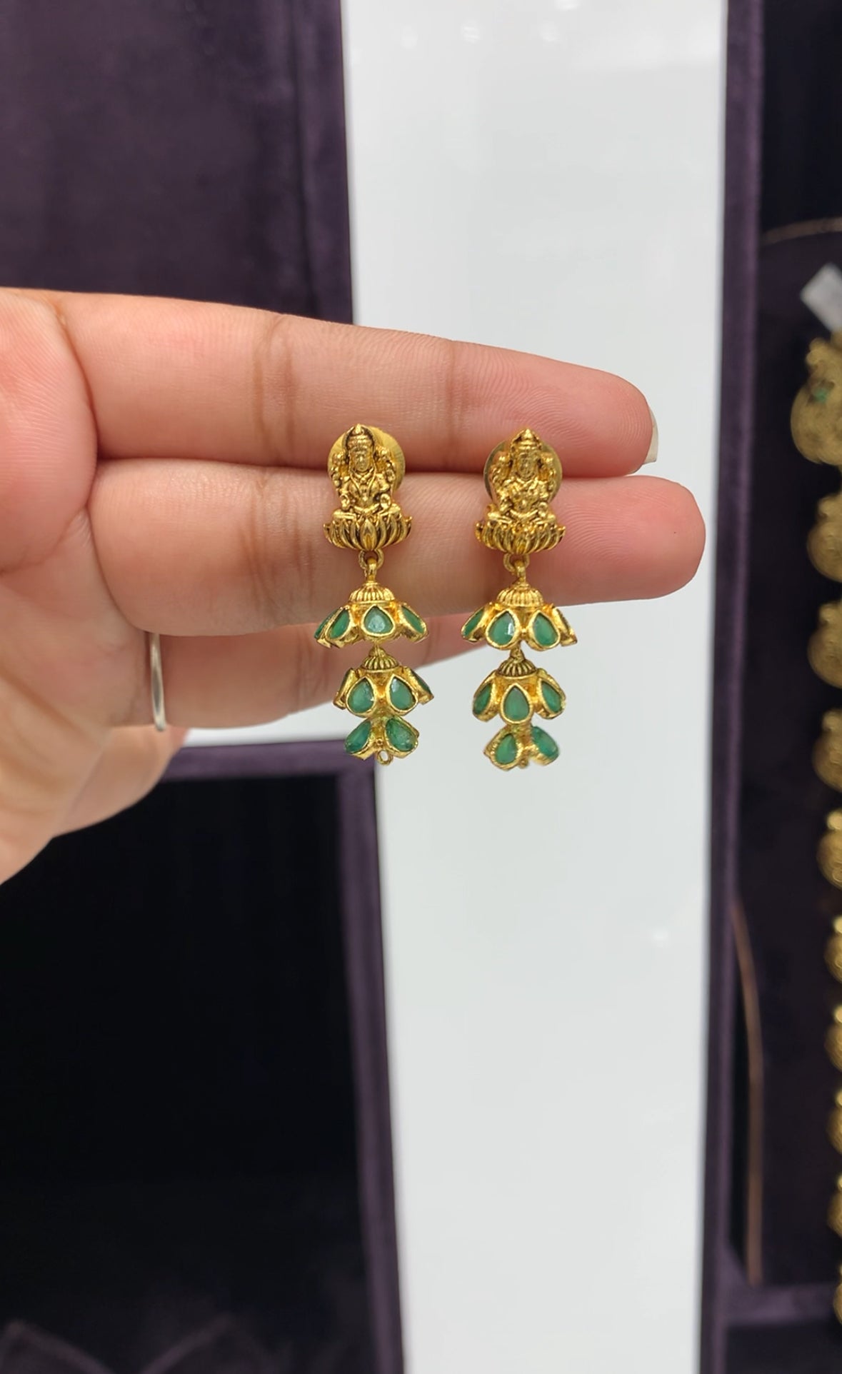 Beautiful stylish earrings