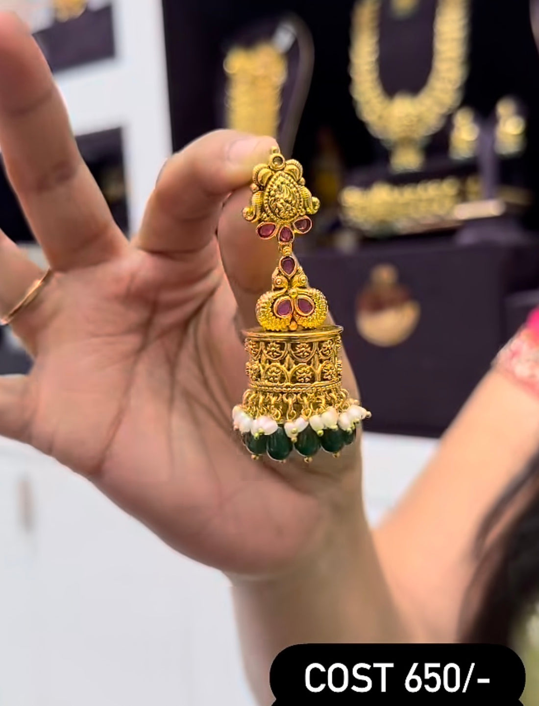 Beautiful Nakshi 3d Jumkies