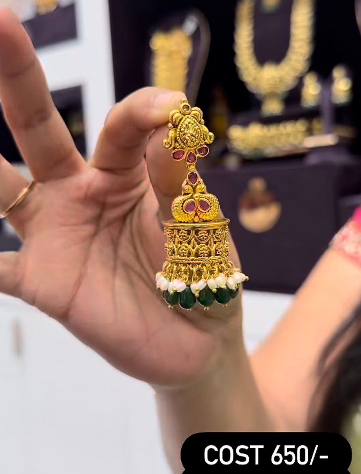 Beautiful Nakshi 3d Jumkies
