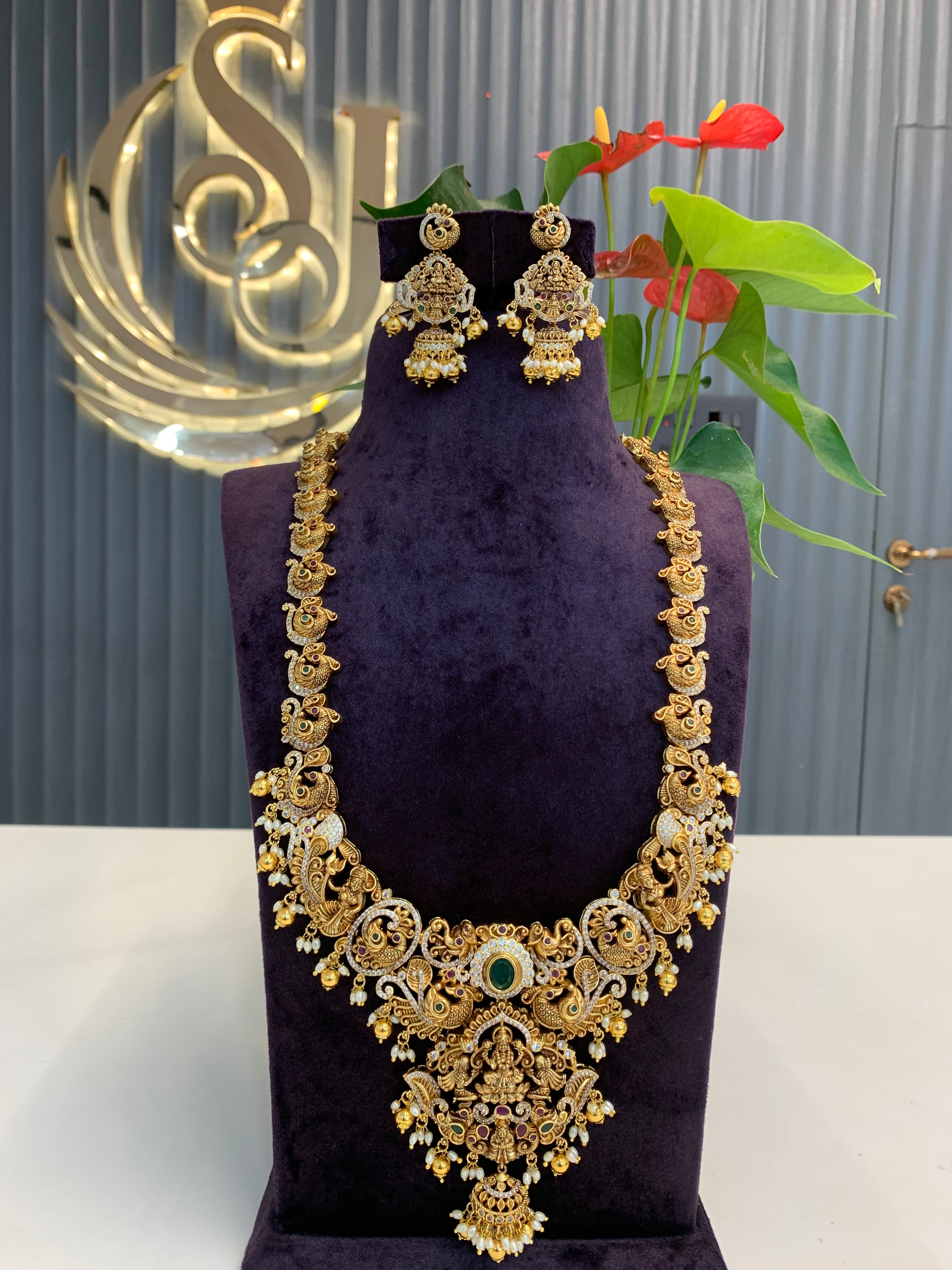 Beautiful nakshi 3D long haram