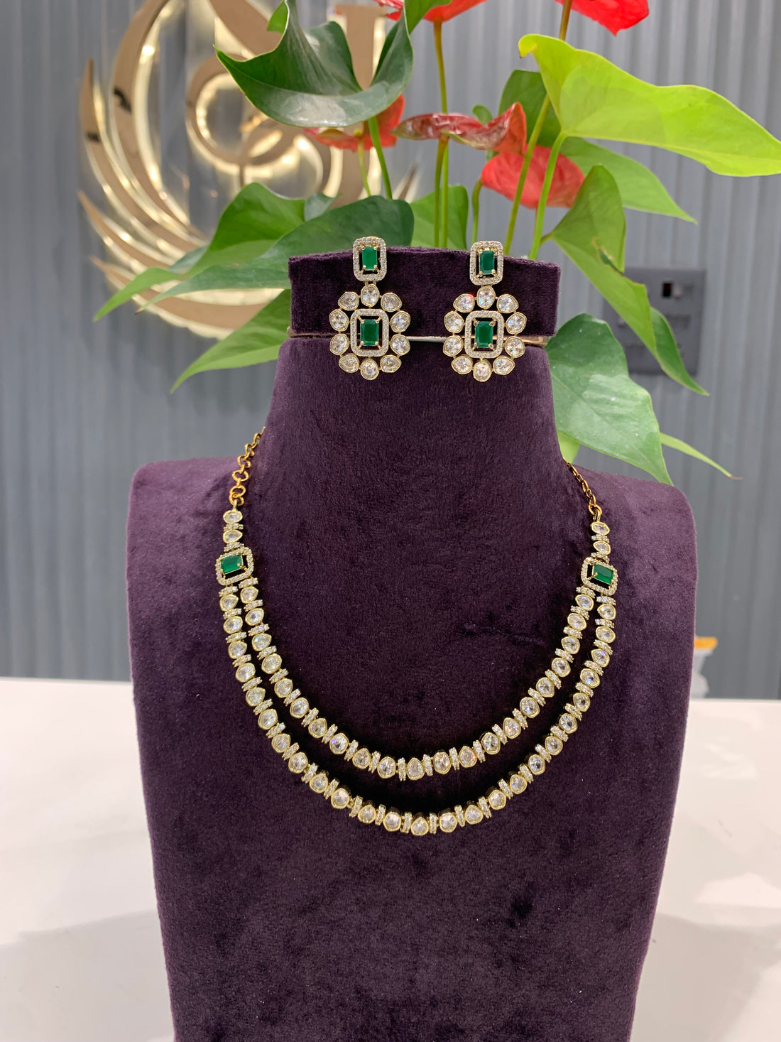 Beautiful double step necklace