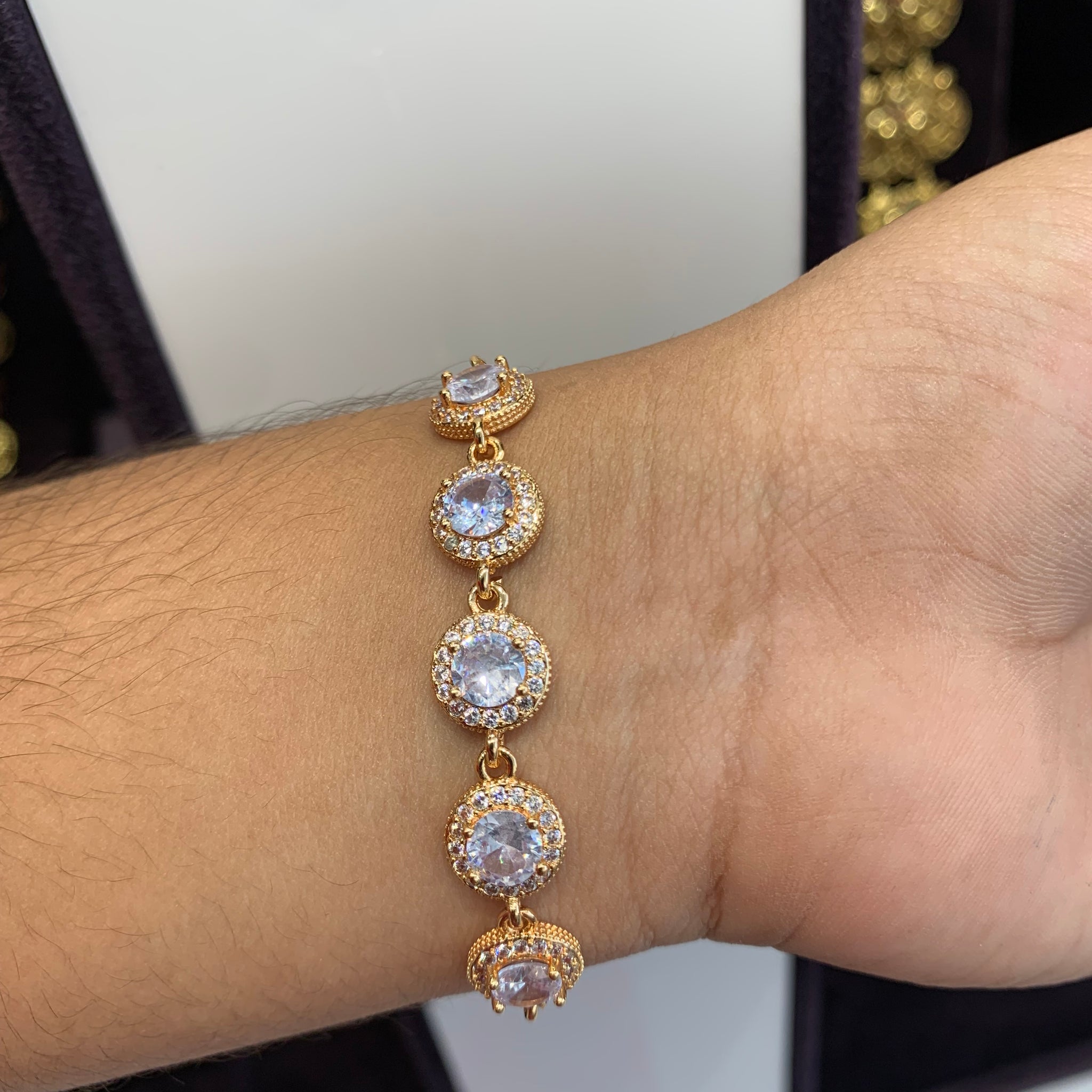 Beautiful rose gold bracelet